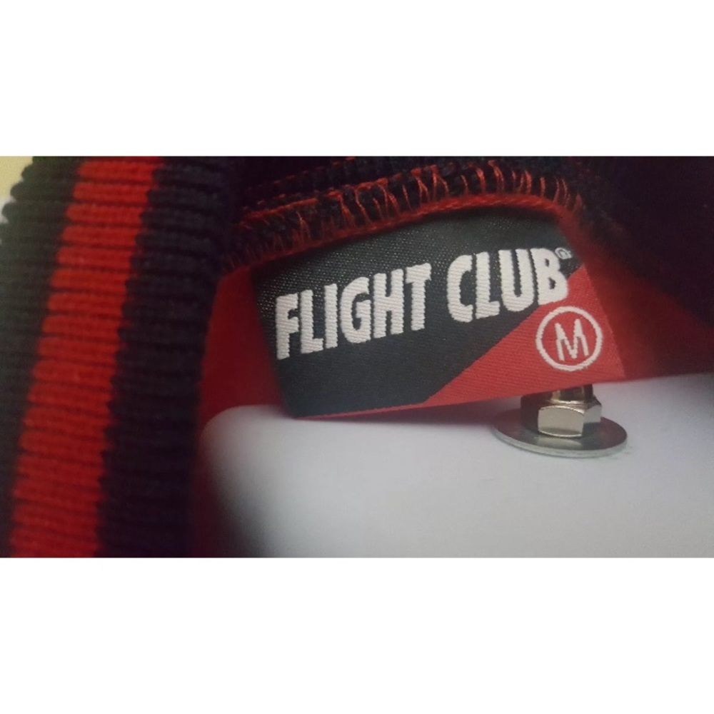 Men’s Flight Club Red Letterman Varsity Jacket M - Picture 7 of 7